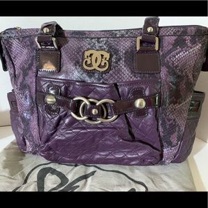 Sharif beautiful Purple leather handbag